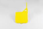 Startnummerntafel Verkleidung number plate passt an Suzuki Rm 125 250 87-95 gelb