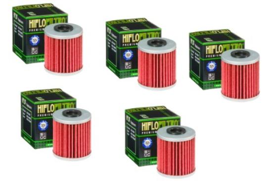 5x Hiflo HF207 lfilter oilfilter passt an Suzuki Rmz 450 05-14 Kxf 250 Evo 300