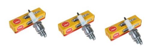 3x Ngk LMAR8A-9 Zndkerze spark plug passt an Yamaha Czd 300 19-24 Nss 250 Sh