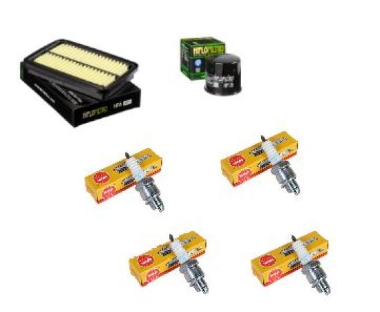 Wartungssatz �lftilterset Z�ndkerzen spark splug passt an Suzuki Gsf 1200 01-06