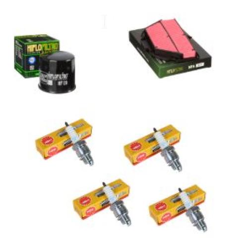 Wartungssatz �lfilterset Z�ndkerzen spark splug passt an Suzuki Gsx-R 600 06-07