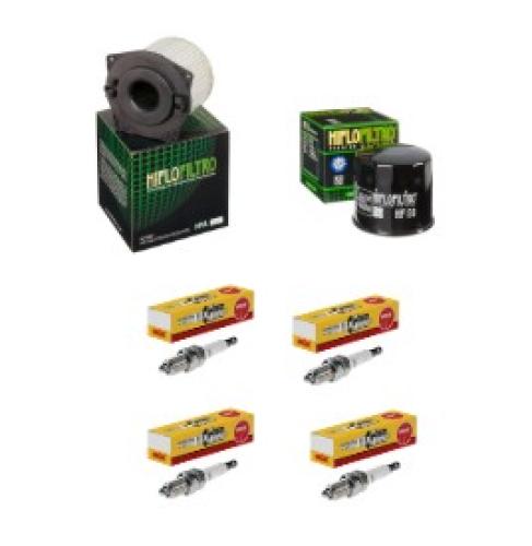 Wartungssatz lftilterset Zndkerzen spark splug passt an Suzuki Gsx 750 89-97