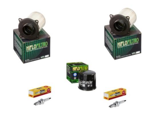 Wartungssatz lftilterset Zndkerzen spark splug passt an Suzuki Vz 800 97-03