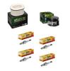 Wartungssatz �lfilterset Z�ndkerzen spark splug passt an Yamaha Fzs 600 H 98-03