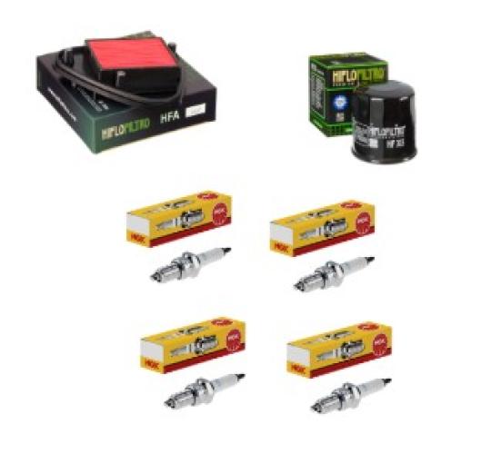 Wartungssatz �lftilterset Z�ndkerzen spark splug passt an Vt 600 C Shadow 88-97