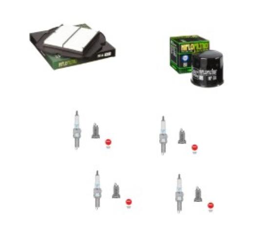 Wartungssatz �lftilterset Z�ndkerze spark splug passt an Suzuki Sv 650 16-24