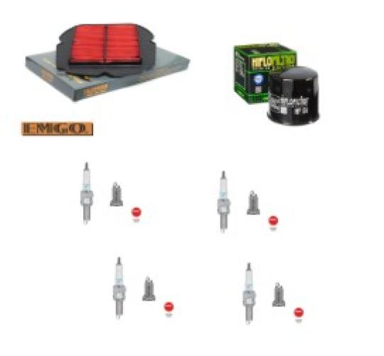 Wartungssatz �lfilterset Z�ndkerzen spark splug passt an Suzuki Sv 650 16-24 A