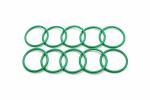10x Kr�mmerdichtung Auspuff exhaust gasket passt an Yamaha Yz 250 99-18 gr�n