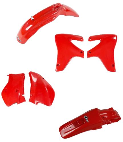 Verkleidungssatz Plastiksatz plastic kit passt an Honda Xr 650 R 00-23 rot