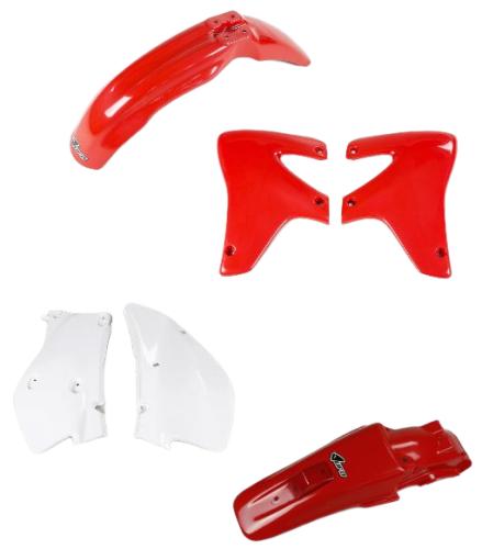 Verkleidungssatz Plastiksatz plastic kit passt an Honda Xr 650 R 00-23 rot-wei