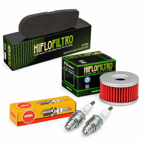 Wartungssatz �lfilterset Z�ndkerzen spark splug passt an Suzuki Vl 125 Intruder
