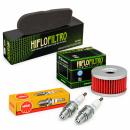 Wartungssatz �lfilterset Z�ndkerzen spark splug passt an Suzuki Vl 125 Intruder