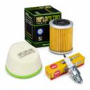Wartungssatz �lfilterset Z�ndkerze spark splug passt an Yamaha Wrf 400 98-02