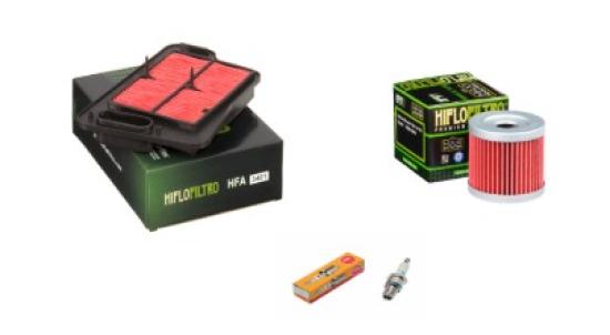 Wartungssatz �lfilterset Z�ndkerze spark splug passt an Suzuki An 400 Burgman