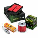 Wartungssatz �lfilterset Z�ndkerze spark splug passt an Suzuki An 400 Burgman