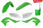Verkleidungssatz Plastiksatz plastic kit passt an Kawasaki Kxf 250 450 gr�n-w