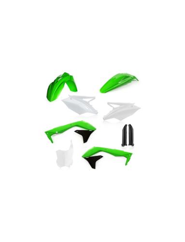 Verkleidungssatz Plastiksatz plastic kit passt an Kawasaki Kxf 450 2018 gr-wei�
