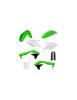 Verkleidungssatz Plastiksatz plastic kit passt an Kawasaki Kxf 450 2018 gr-wei�