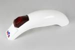 Schutzblech Kotflgel mit Rcklicht fender Enduro Vintage Classic 50 - 125 75-79 wei