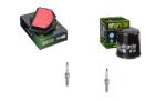 Wartungssatz �lfilterset Z�ndkerzen spark splug passt an Kawasaki Ninja 400 G Z