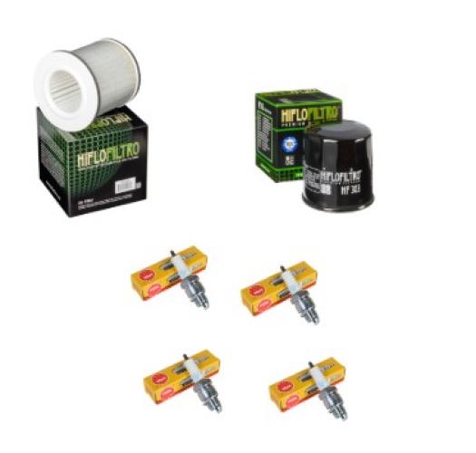 Wartungssatz �lftilterset Z�ndkerzen spark splug passt an Yamaha Xj 600 Nn Nh S