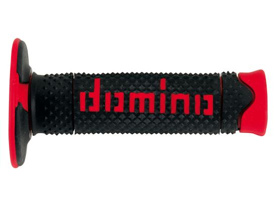 Domino Griffgummis Lenkergriffe Nut rubber grip Enduro Mx Motocross Quad sw-rot