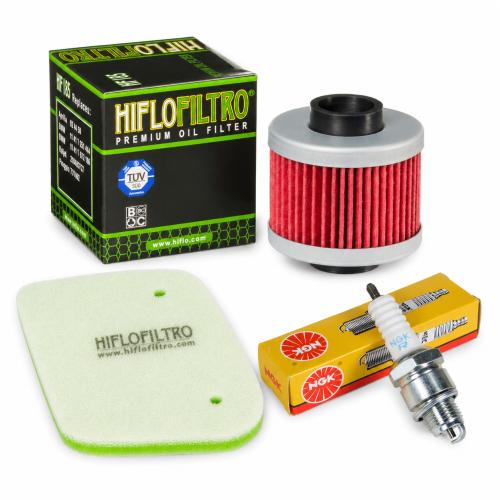 Wartungssatz �lfilterset Z�ndkerze spark splug passt an Aprilia Leonardo 125 150