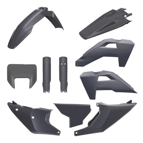 Verkleidungssatz Plastiksatz plastic kit passt an Husqvarna Fe 250 350 Te i grau