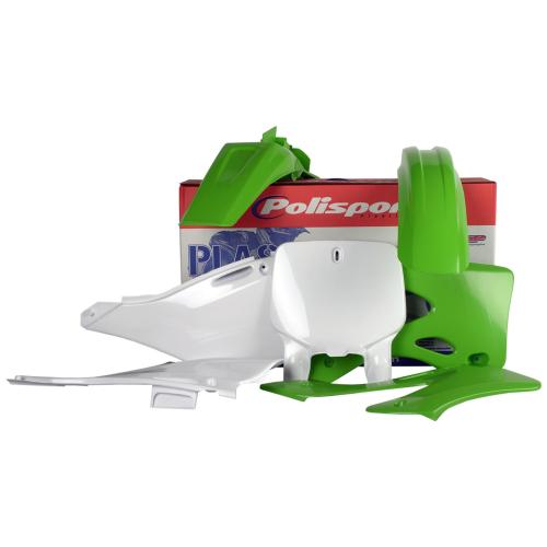 Verkleidungssatz Plastiksatz plastic kit passt an Kawasaki Kx 125 250 99-02 gr-w