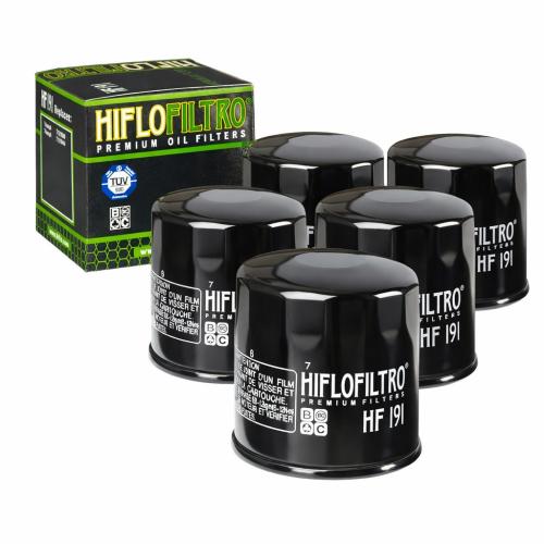 5x Hiflo HF191 �lfilter oilfilter passt an Benelli Bn Leoncino Trk Metropolis