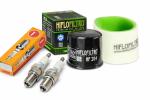 Wartungssatz �lfilterset Z�ndkerzen spark splug passt an Kawasaki Kfx 700 04-11