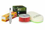 Wartungssatz �lfilterset Z�ndkerze spark splug passt an Suzuki Dr 350 S 90-93