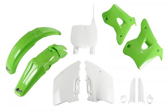 Verkleidungssatz Plastiksatz plastic kit passt an Kawasaki Kx 125 250 96-98 w-gr