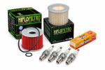 Wartungssatz �lfilterset Z�ndkerzen spark splug passt an Honda Cb 650 C 80-82 Sc