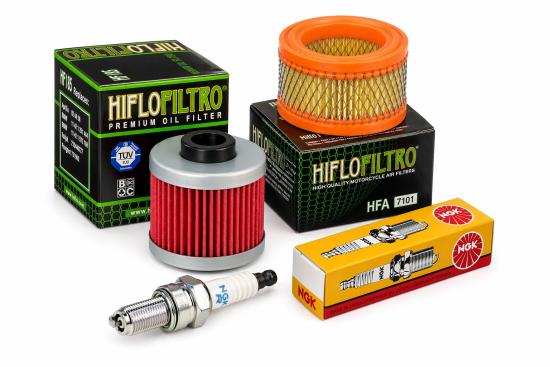 Wartungssatz �lfilterset Z�ndkerze spark splug passt an Bmw C1 125 00-04 200
